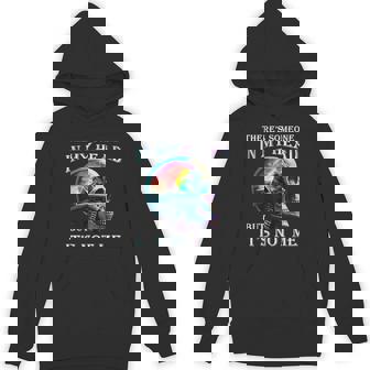 There's Someone In My Head But It's Not Me Skull Hoodie - Thegiftio