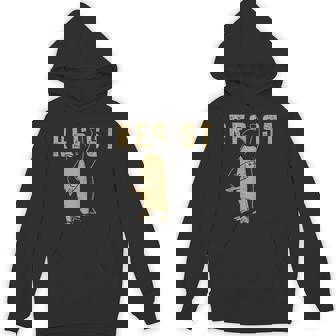 Resist Penguins Activism Graphic We Stand With Penguins Hoodie | Mazezy