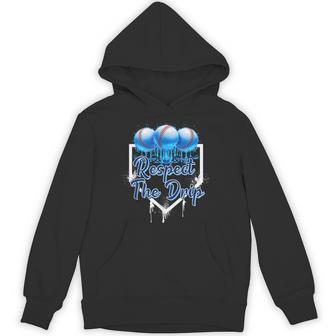 Respect The Drip Baseball Home Plate Drip Sprinkles Drip Hoodie - Thegiftio UK