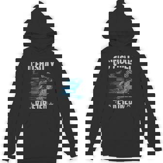 Retirement 2025 Fishing Fisherman O-Fish-Ally Retired 2025 Unisex Hoodie - Monsterry