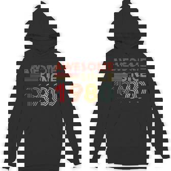 Retro 45 Birthday Decorations 45Yr 1980 45Th Birthday Hoodie - Seseable