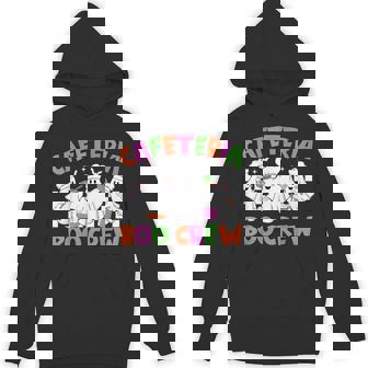 Retro Cafeteria Boo Crew Cafeteria Worker Halloween Costumes Unisex Hoodie - Monsterry