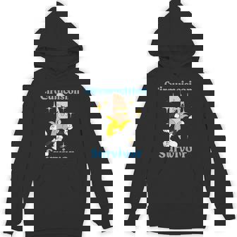 Retro Circumcision Survivor Adult Humor Religious Unisex Hoodie - Monsterry