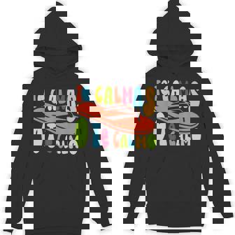 Retro Groovy Te Calmas O Te Calmo Native Spanish Quotes Unisex Hoodie - Monsterry