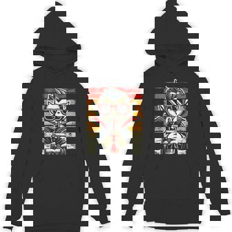 Retro Hipster Vampire With Smoothie Halloween Vampire Unisex Hoodie - Monsterry