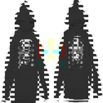 Retro Honey Badger With Sunglasses Vintage Favorite Animal Hoodie | Seseable UK