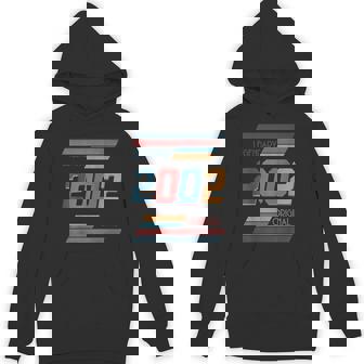 Retro Legendary Original Born In 2002 Nostalgic Unisex Hoodie - Monsterry
