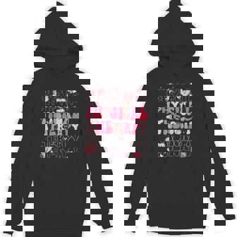 Retro Physical Therapy Pt Therapist Valentine's Day Hoodie - Thegiftio UK