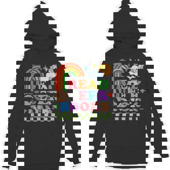 Retro Read Queer Books LGBTQ Books Save Lives Pride Month Unisex Hoodie - Monsterry