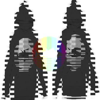 Retro Tuna Fish Gay Pride Rainbow Flag Vintage Fishing Tank Top Unisex Hoodie - Monsterry