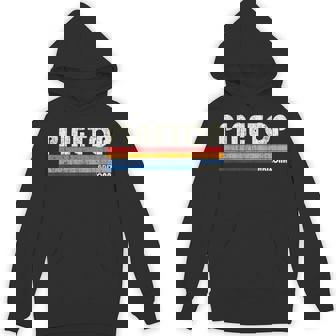 Retro Vintage 70s 80s Style Pinetop-Lakeside AZ Unisex Hoodie - Monsterry