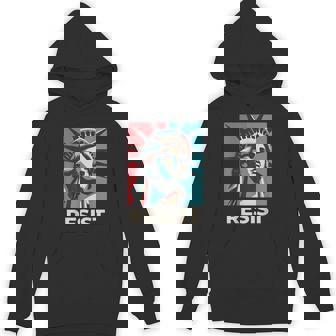 Retro Vintage Resist Statue Of Liberty Hoodie | Mazezy