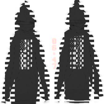 Retro Vintage Usa Flag 86 47 Anti Trump Hoodie - Monsterry