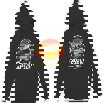 Retro Zeppelin Vintage Dirigible Airship 70S 80S Zepelin Hoodie - Thegiftio UK