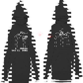Rock Paper Scissors Hand Game Cute Paw Cat Unisex Hoodie - Monsterry