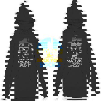 Rock Your Socks Bigfoot World Downs Syndrome Day Hoodie - Monsterry