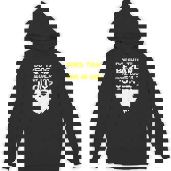 Santa Claus Beard Elf Reindeer Joke Guy Unisex Hoodie - Monsterry
