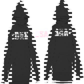 Sausage USA American Flag Hot Dog Frankfurter Patriotic Unisex Hoodie - Monsterry