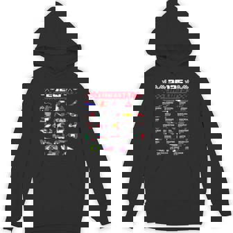 Schedule Racing Fast Cars Race Vintage Costume Formula 2025 Open Wheel Tracks Flag Lover Black Hoodie | Mazezy