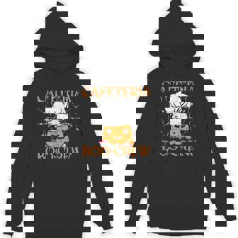 School Cafeteria Halloween Boo-Crew For Lunch Lady Unisex Hoodie - Monsterry