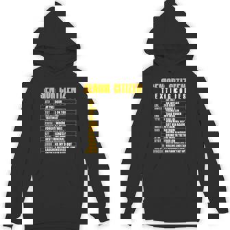 Senior Citizen Texting Code Elderly Gag Unisex Hoodie - Monsterry