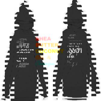 Shea Butter Coconut Oil & Champagne Retro Unisex Hoodie - Monsterry