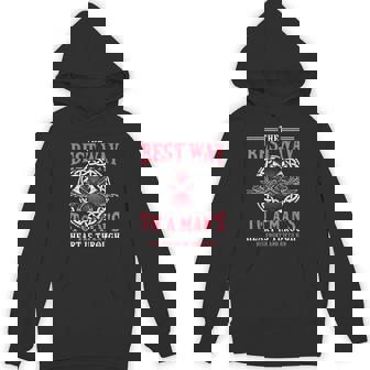 Shieldmaiden Shirt Viking Best Way To A Heart Unisex Hoodie - Monsterry