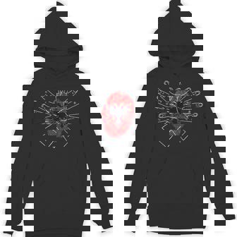 Shqipe Albania Double Headed Eagle Hand Sign Gesture Unisex Hoodie - Monsterry