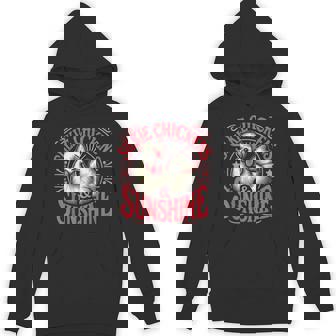 Silkie Chickens & Sunshine Unisex Hoodie - Monsterry