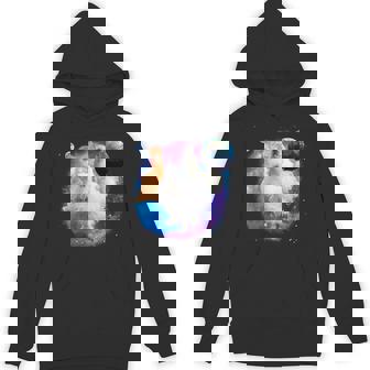 Silkie Chickens In The Galaxy Silkie Chicken Unisex Hoodie - Monsterry