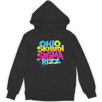 Skibidi Rizz Ohio Sigma Rizzler Graffiti Hoodie - Thegiftio UK