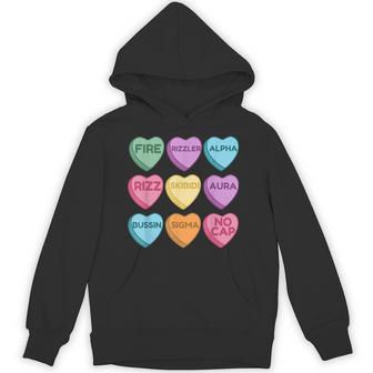 Skibidi Valentine's Day Valentine's Day Rizz No Cap Hoodie - Thegiftio UK