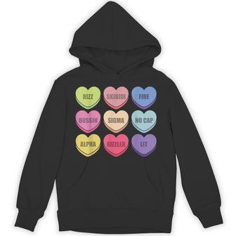 Skibidi Valentine's Day Rizzler No Cap Valentine's Hoodie - Thegiftio UK
