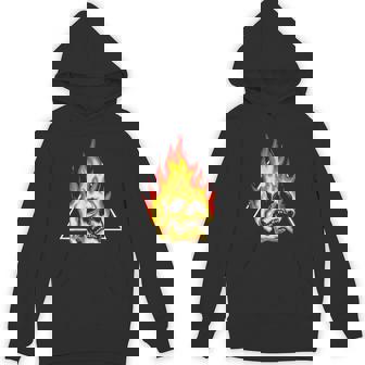 Skull Pyro Burning Skeleton Fire Fireworks Pyrotechnician Unisex Hoodie - Monsterry