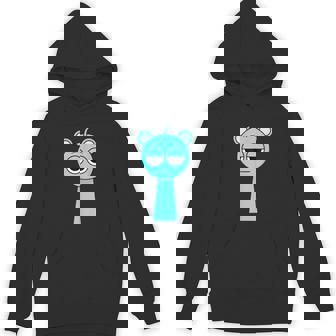 Sky Blue From Sprunki Hoodie - Seseable