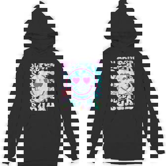 Sleepover Squad Groovy Tie Dye Matching Pajama Slumber Party Unisex Hoodie - Monsterry