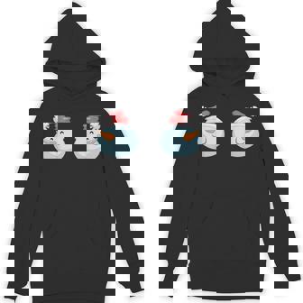Snowman Boobs Shirt Christmas Party Tee Xmas Unisex Hoodie - Monsterry