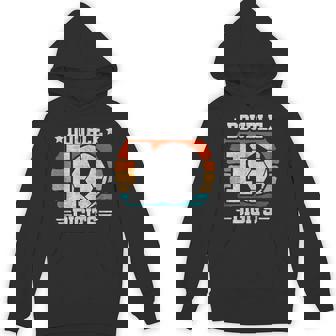 Soccer Birthday Double Digits 10 Year Old 10th Birthday Unisex Hoodie - Monsterry