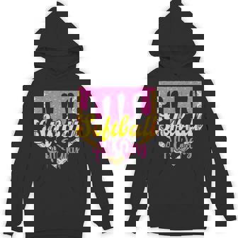 Softball Drip Boys Ice Cream Drip Youth Softball All Day Hoodie - Monsterry