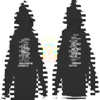 Soggy Beaver Bbq If It's Not All Over Your Face Beaver Hoodie | Mazezy