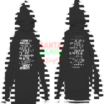 Someone Call Santa Claus Sleigh This Workout Fitness Tank Top Unisex Hoodie - Monsterry