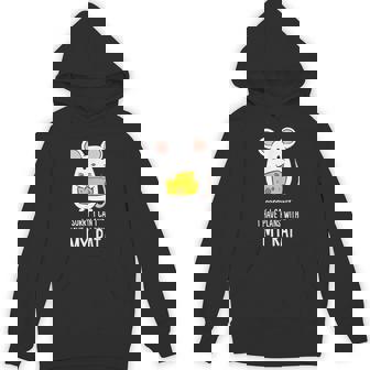 Sorry I Can't I Have Plans With My Rat Unisex Hoodie - Monsterry