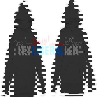 Sorry I Don’T Speak Liberal Political Patriot American Hoodie - Thegiftio UK