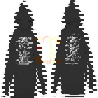 Sorta Merry Sorta Scary Christmas Skeleton Tree Men Unisex Hoodie - Monsterry