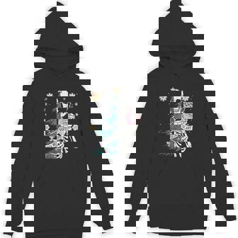 Sorta Scary Merry Sorta Christmas Skeleton Tree Santa Tank Top Unisex Hoodie - Monsterry