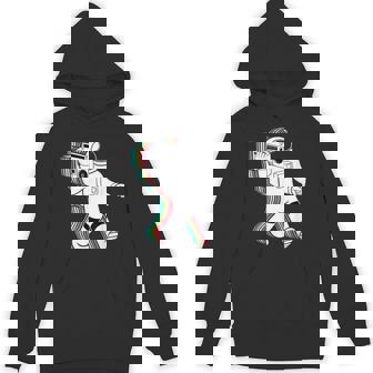 Space Astronaut Music Radio Retro Vintage Cool Disco Hoodie - Thegiftio