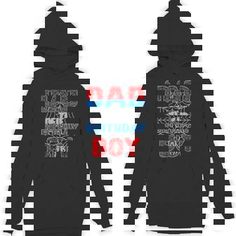 Spider Web Birthday Party Dad Of The Birthday Boy Hoodie - Thegiftio UK
