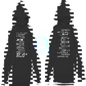 My Spirit Animal Is a Cat Who Slaps Annoying People Unisex Hoodie - Monsterry