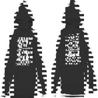 Spoiled By My Blue Collar Man Groovy On Back Unisex Hoodie - Monsterry