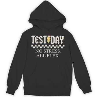 Staar State Testing Day Motivation No Stress All Flex Hoodie - Thegiftio UK